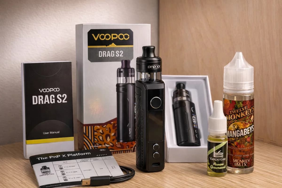 Voopoo Drag S2 noire kit complet