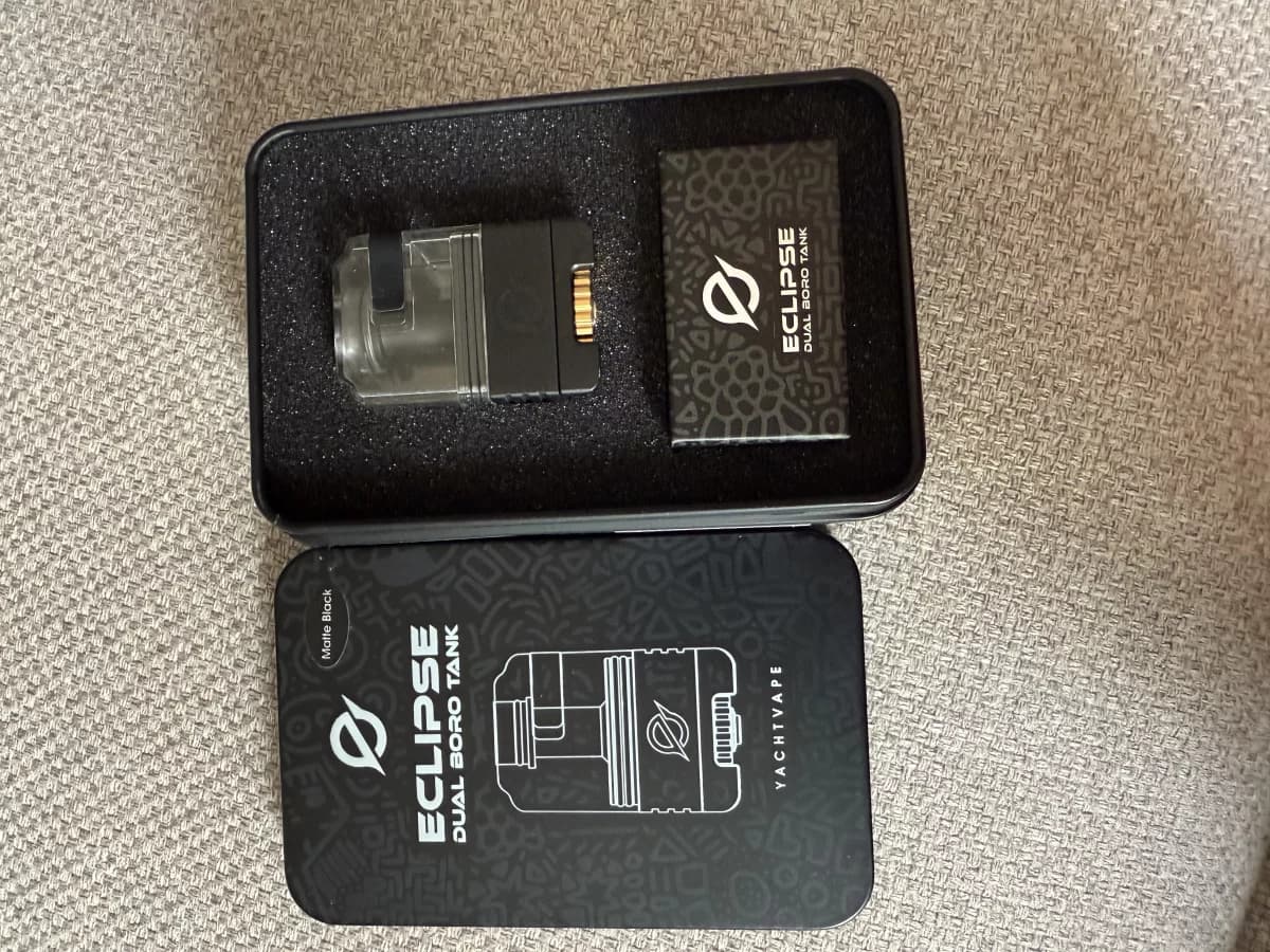 Eclipse dual boro tank noir