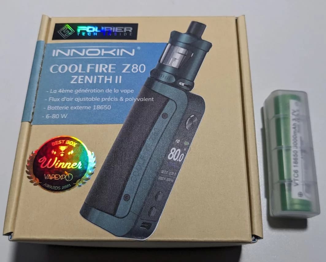 Kit Innokin Coolfire Z80 bleu avec batterie neuf