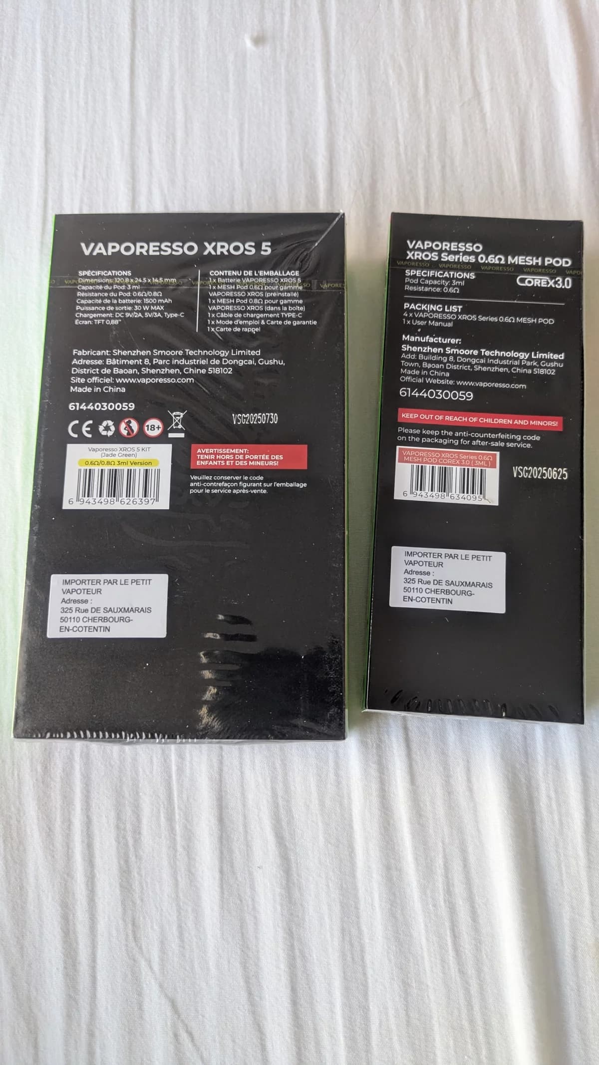 Vaporesso xros 5 neuf sous blister
