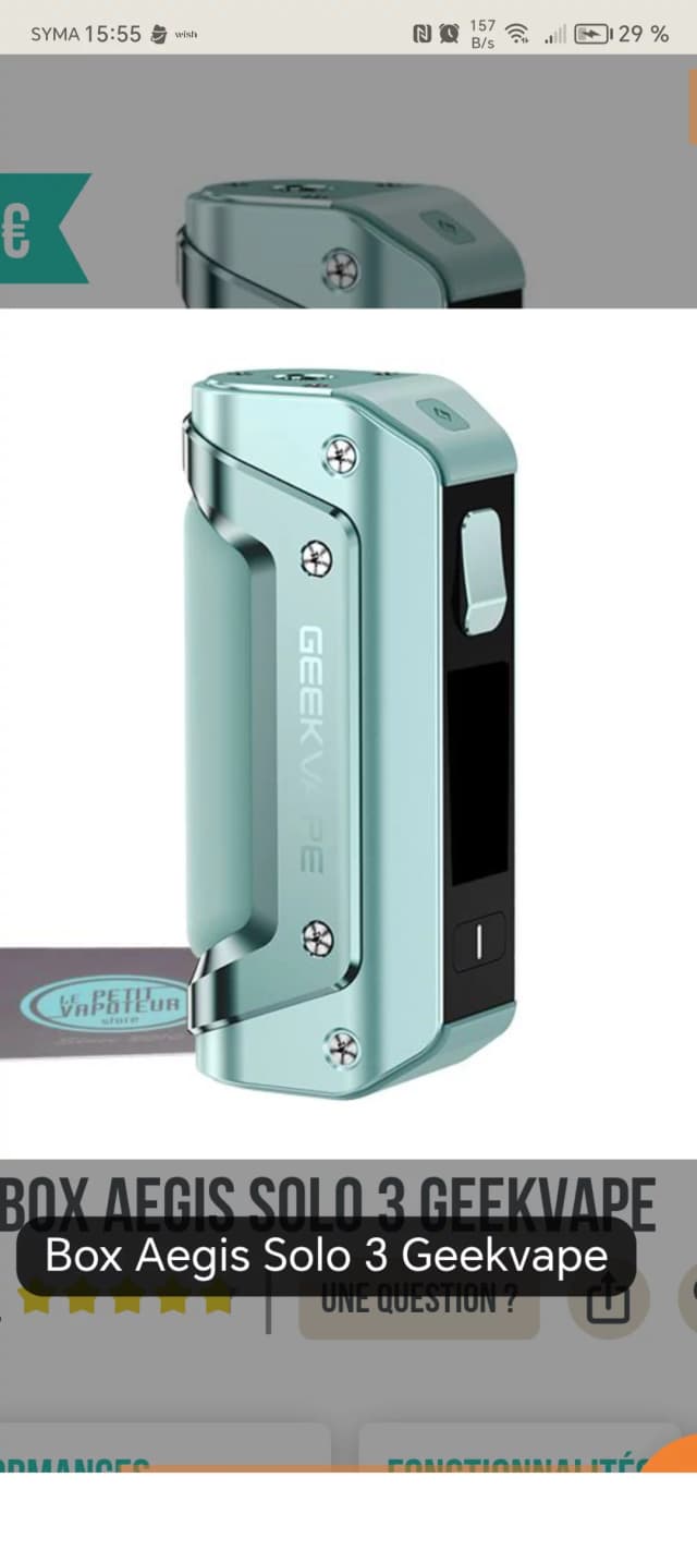 Photo secondaire 1 - Aegis SOLO 3 kit occasion