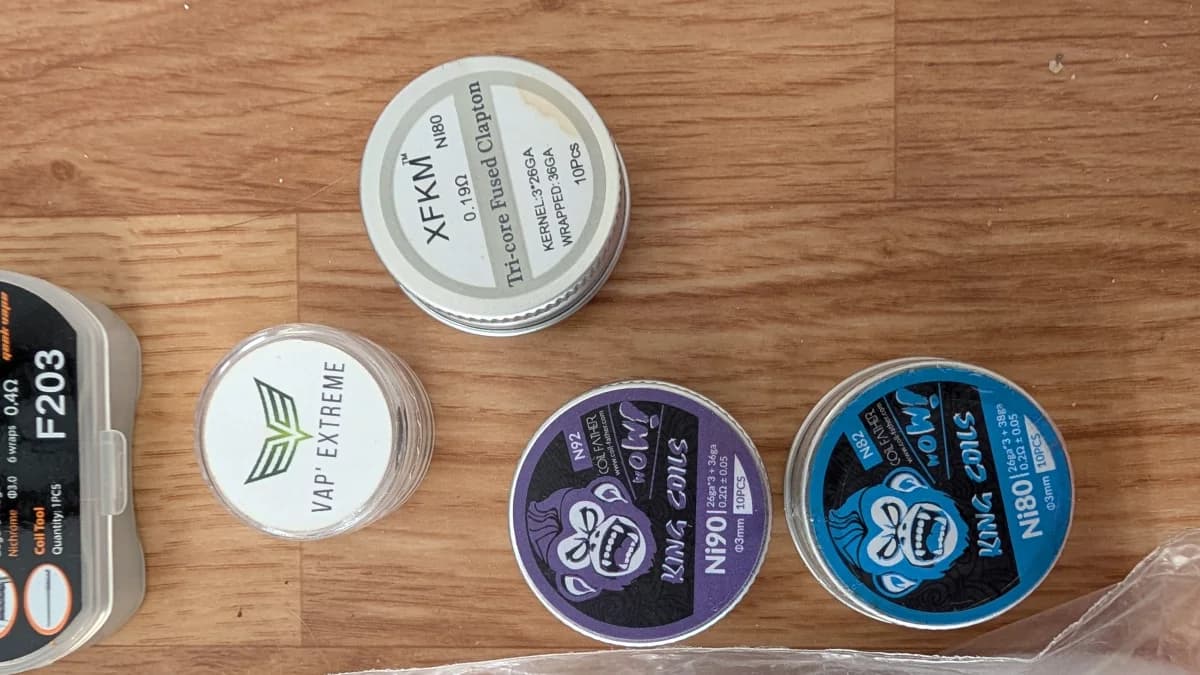 Lot de cotons et coils (vap extreme, wotofo)