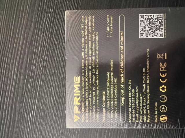 Photo secondaire 1 - Kit OXVA VPRIME 5 ml Blue Leather occasion