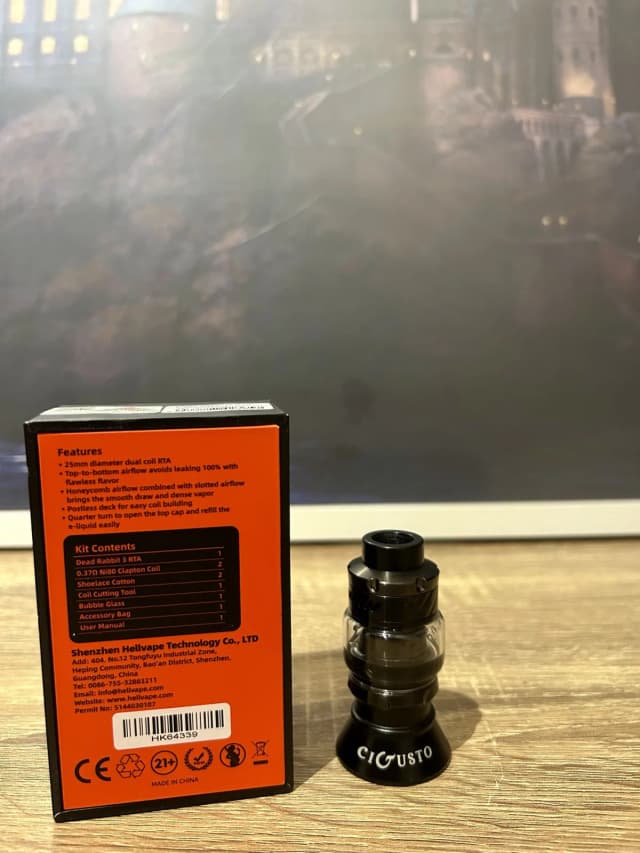 Photo secondaire 1 - Atomiseur Dead Rabbit V3 RTA Hellvape occasion