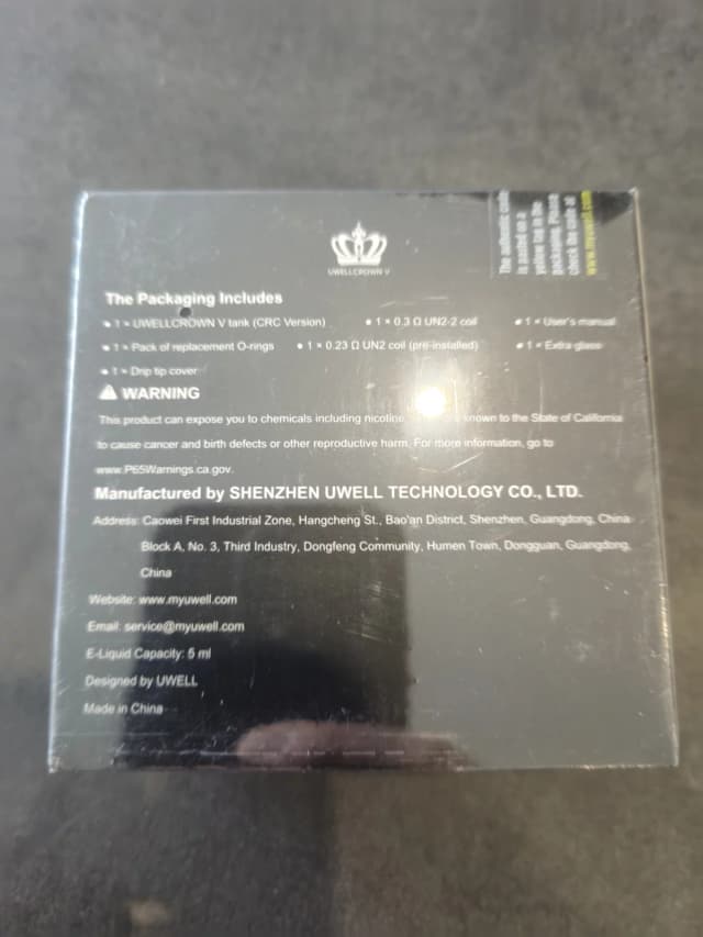 Photo secondaire 1 - Uwell Crown 5 Tank occasion