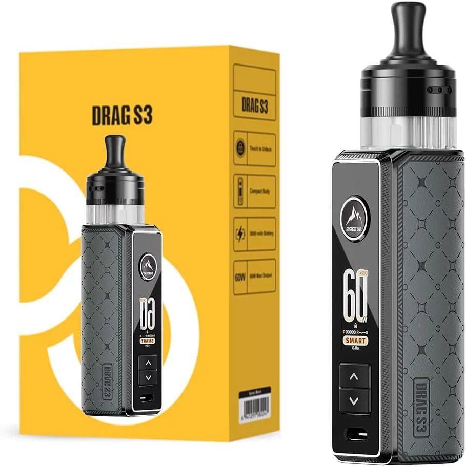 Drag S3 Pod Kit 60w + Battery 3000 mAh + 5 ml PNP occasion