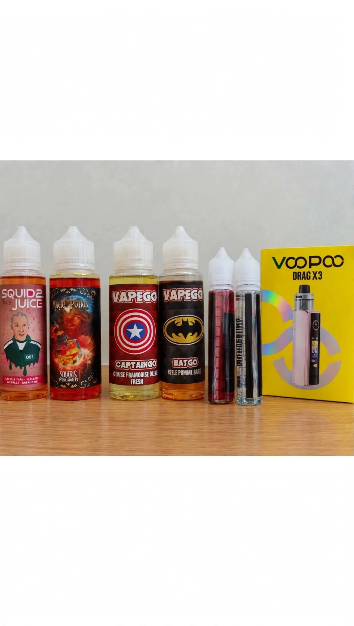 Voopoo drag X3+ e-liquides occasion