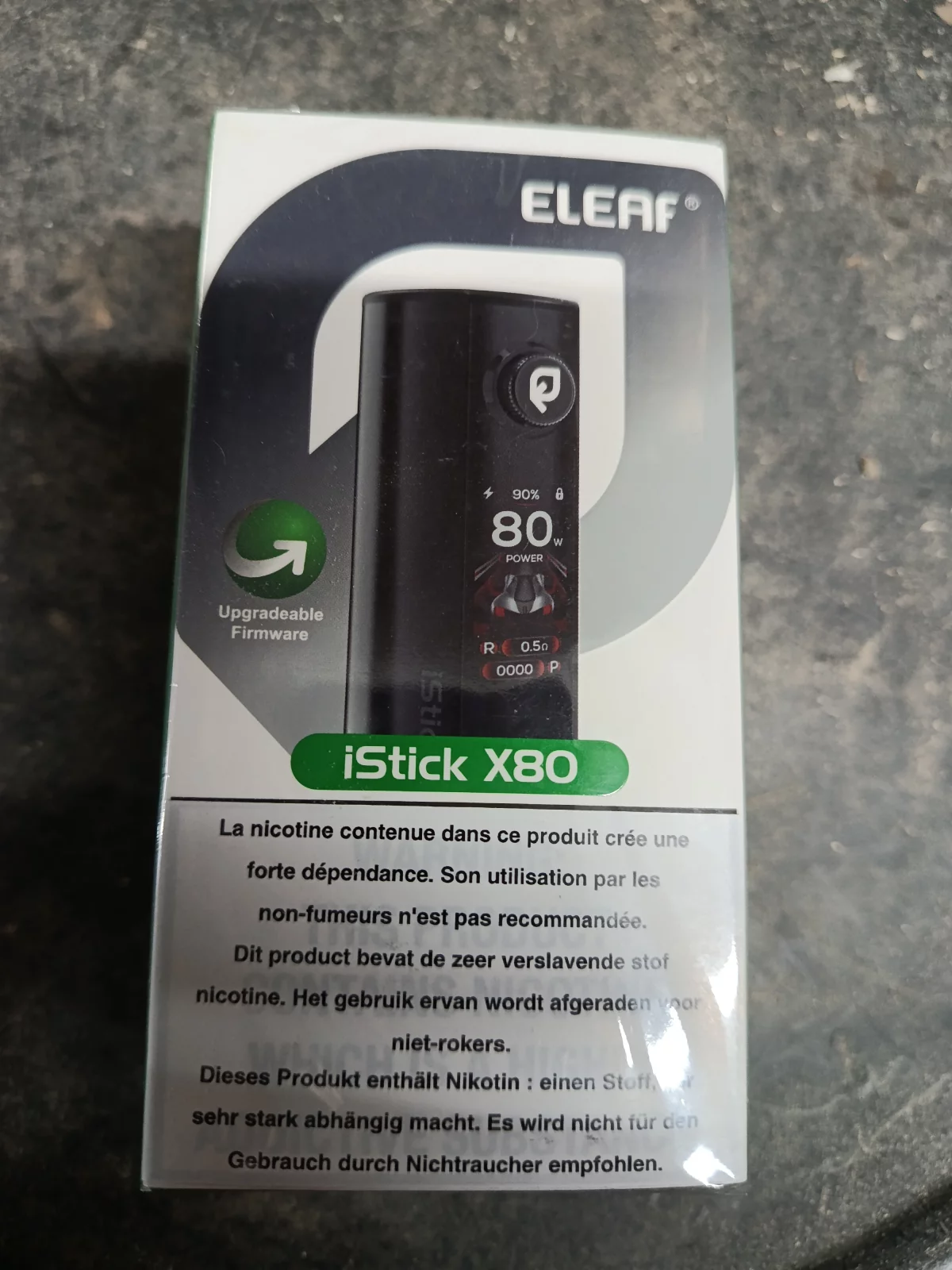 Box Istick X80 Eleaf - Black occasion