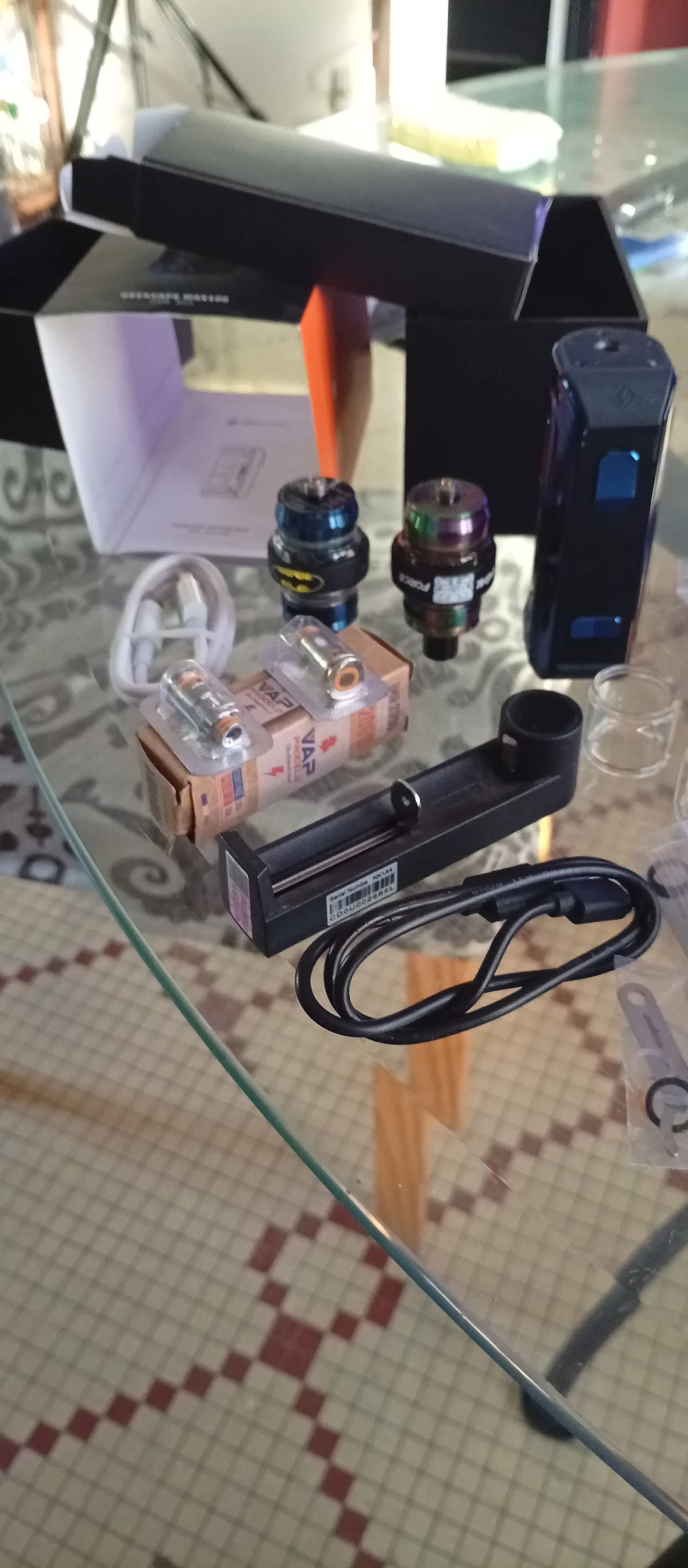 Vapote GEEKVAPE 100W BLUE occasion