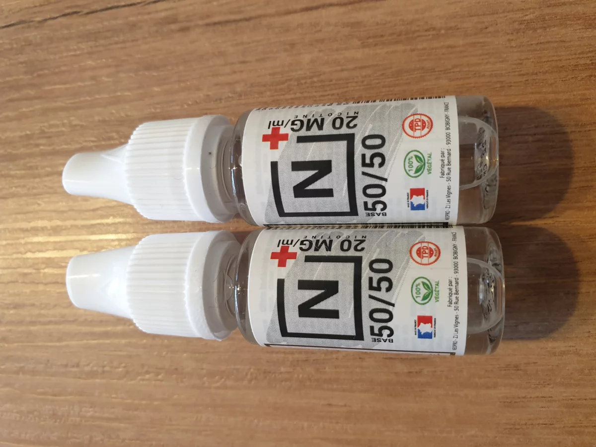 Boosters de nicotine 20mg 50PG/50VG N+ occasion