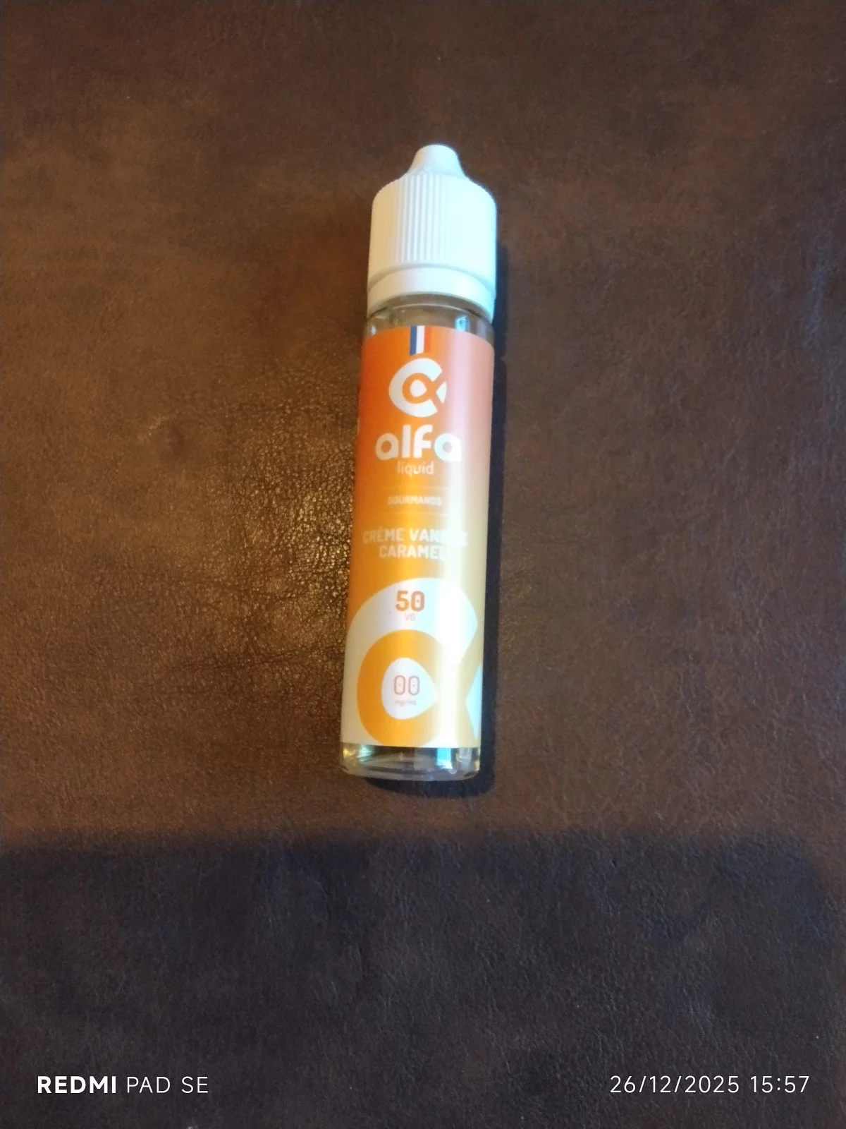 Creme Vanille caramel Alfa liquid 50ml neuf occasion