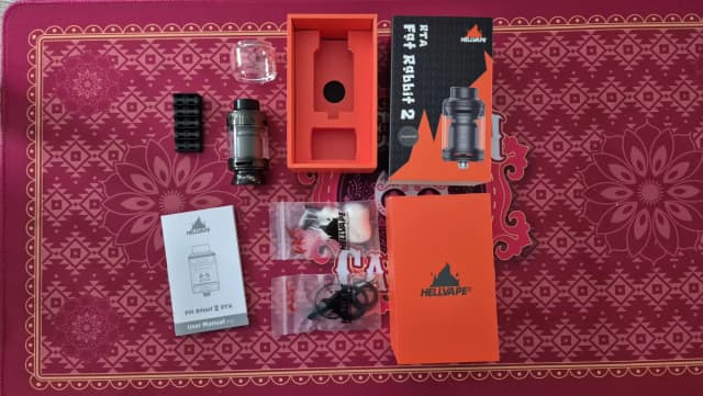 Photo secondaire 1 - HELLVAPE FAT RABBIT 2 GUNMETAL RTA occasion