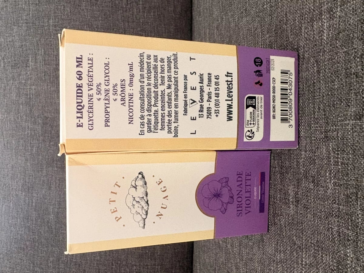 Sironade de violette - Petit Nuage - 60ml occasion