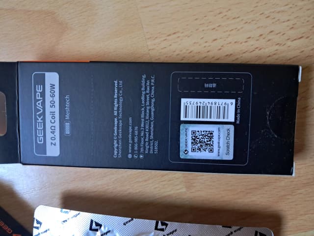 Photo secondaire 2 - Resistances GeekVape Z 0.4 Ohm occasion