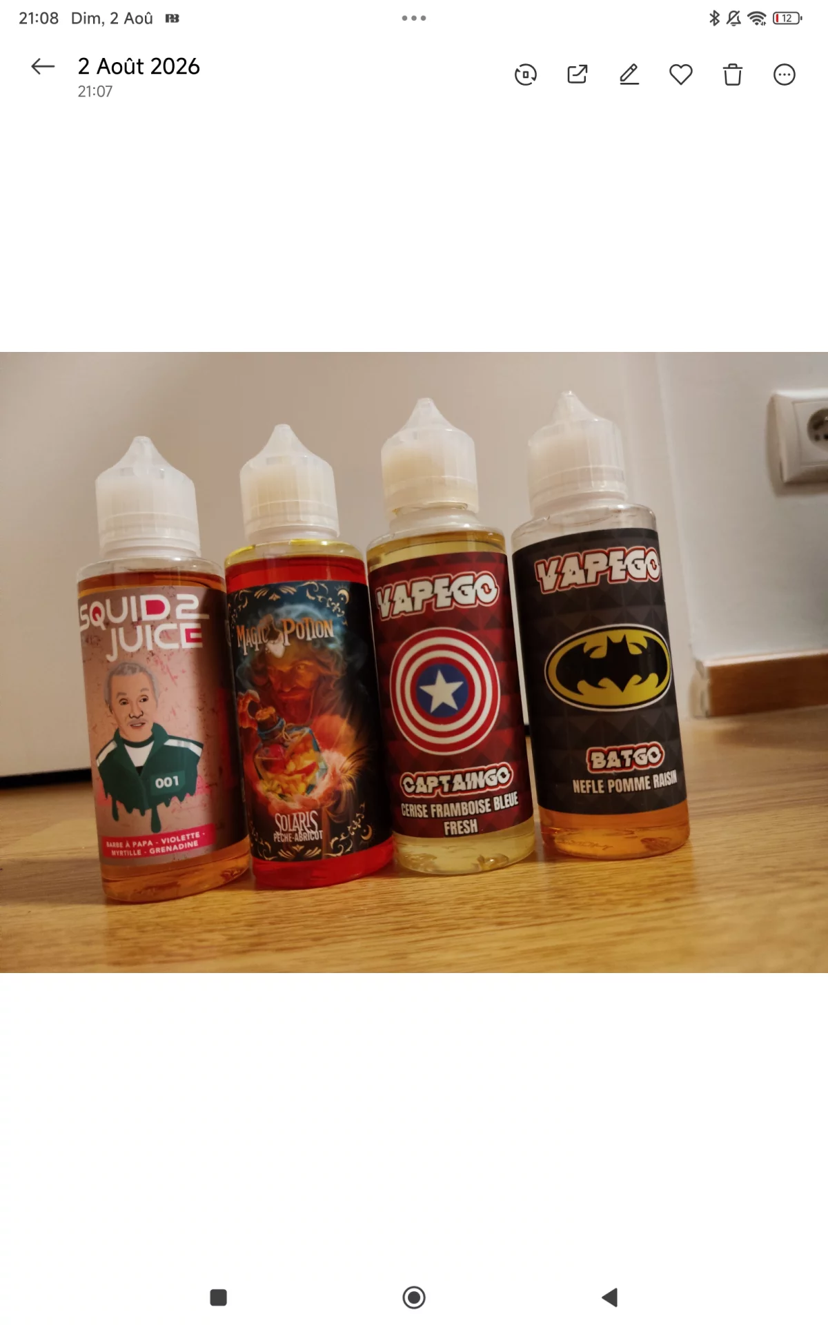 E-liquide vap occasion