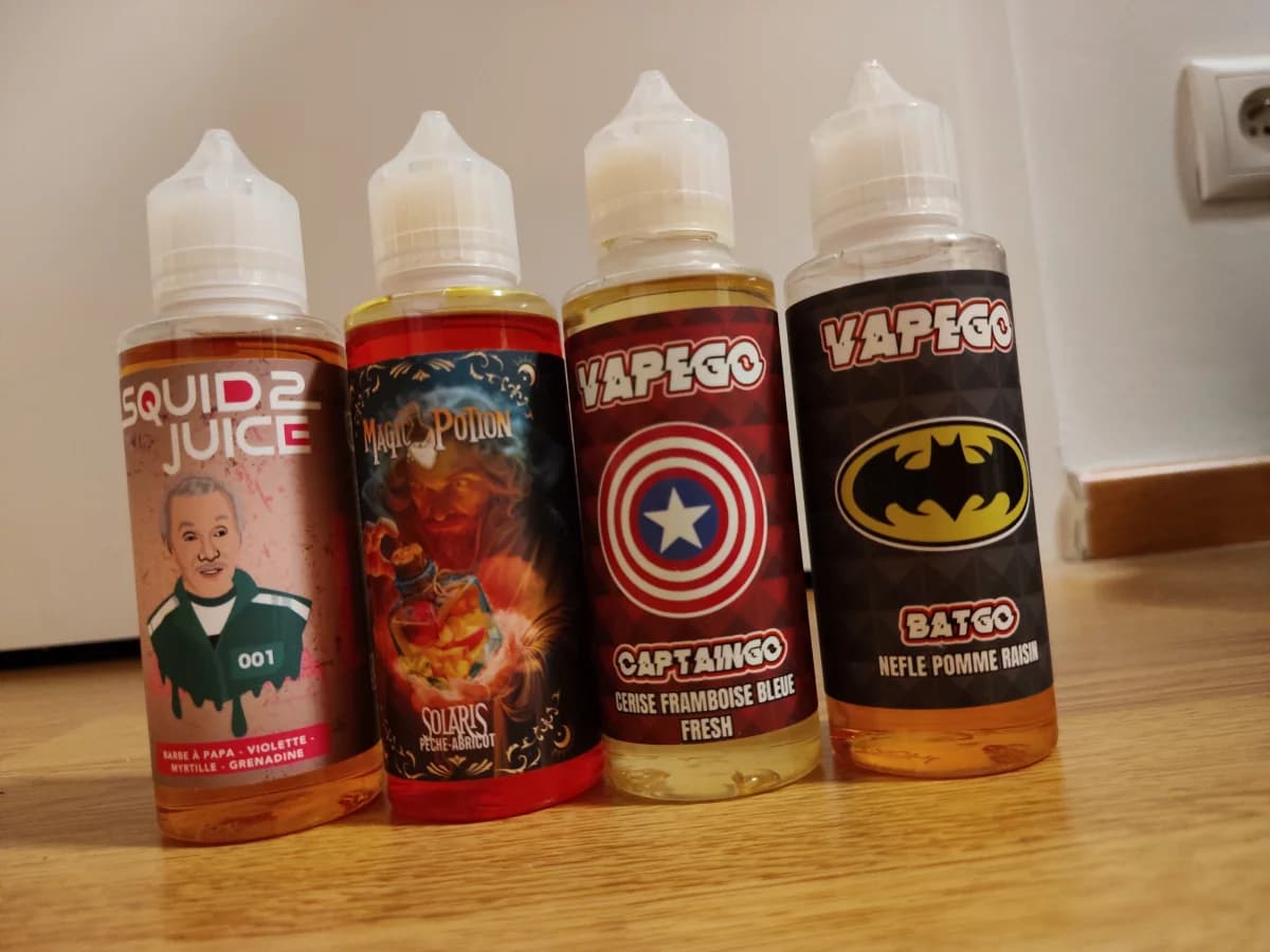 Lot E-liquide 100ml