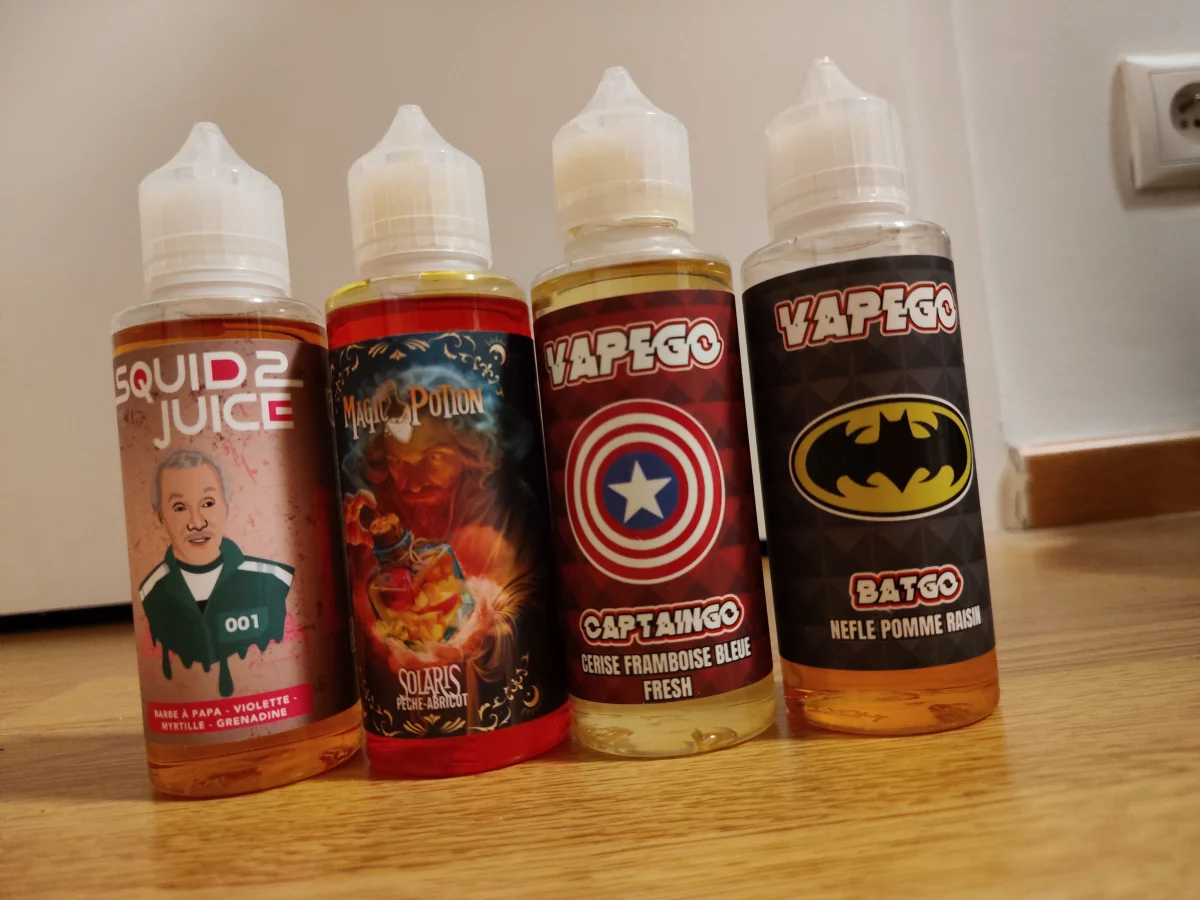 Lot E-liquide 100ml occasion