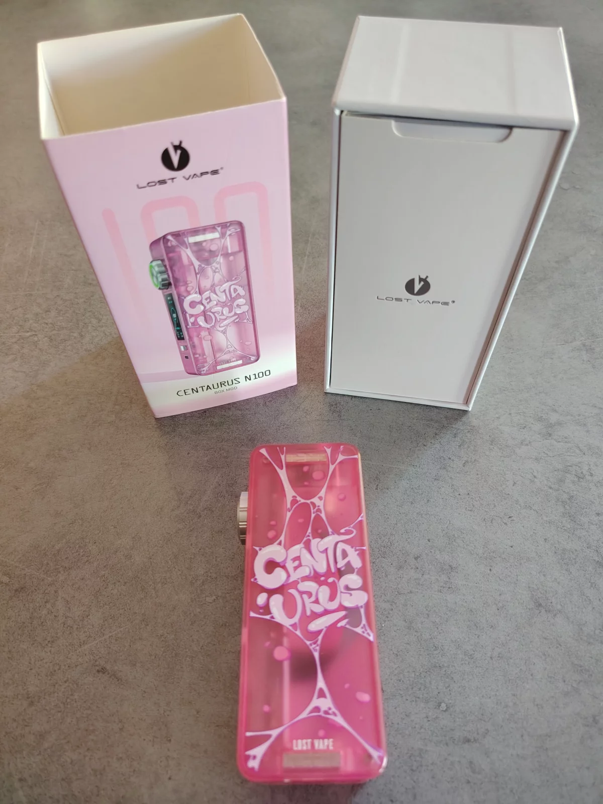 Box Lost Vape Centaurus N100 Rose occasion