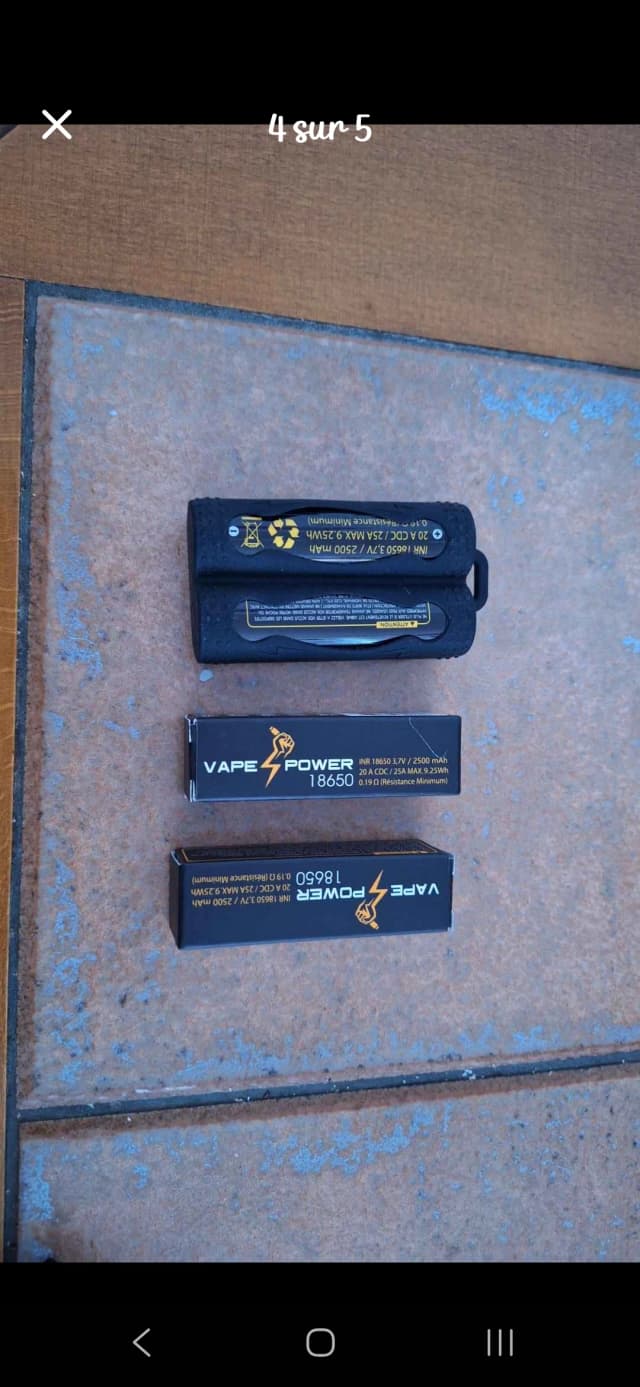 Photo secondaire 1 - Box aegis solo III mod et 4 accu occasion