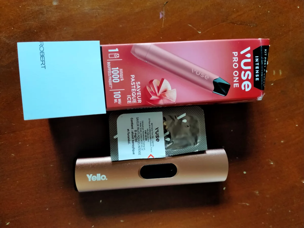 vuse pro one + yello occasion