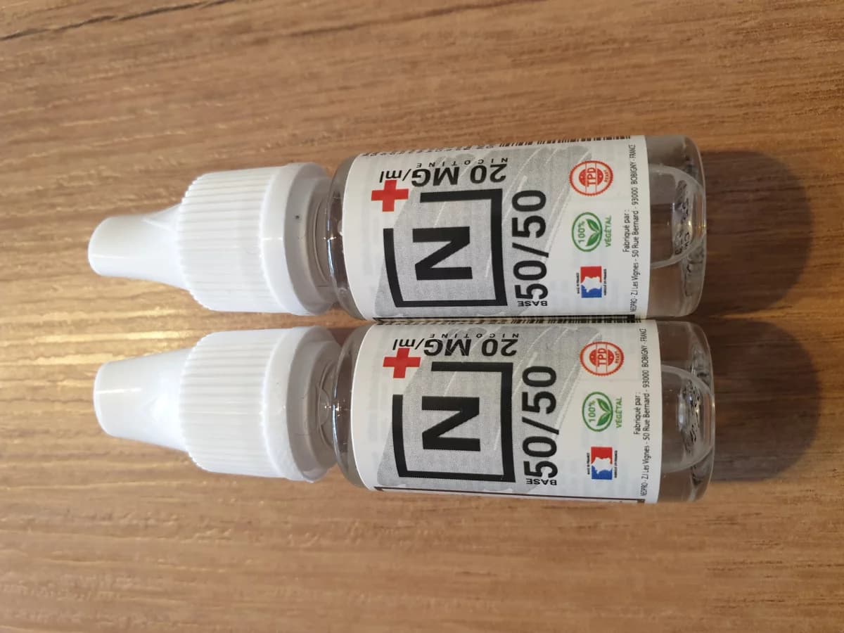 Boosters de nicotine 20mg 50PG/50VG N+