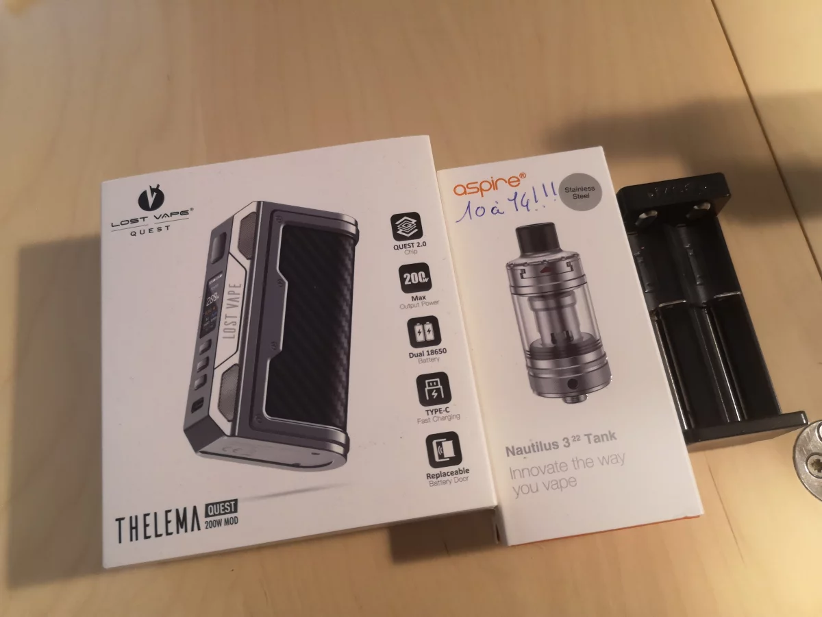 Lost vape + Aspire occasion