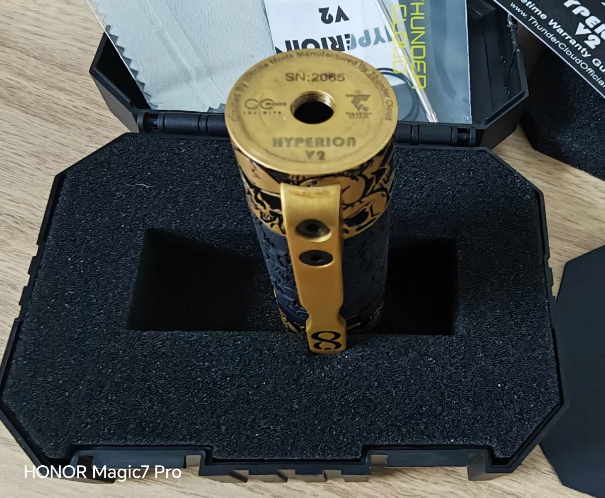 Hyperion v2 brass Engraved occasion
