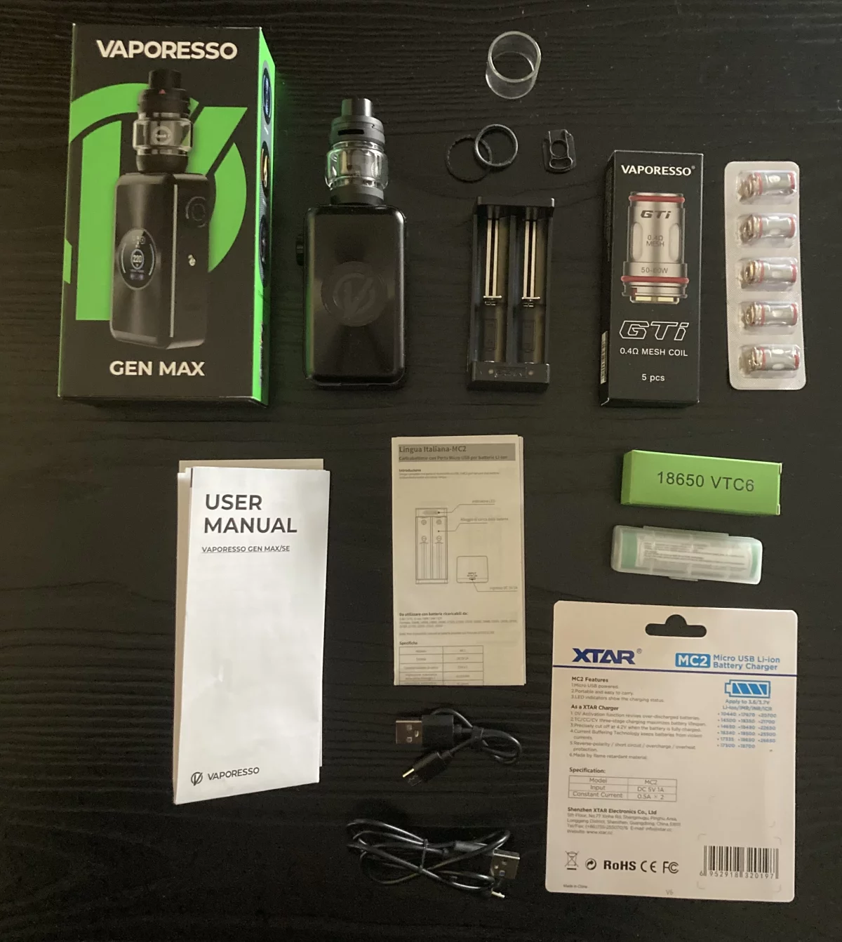 Vapoteuse vaporesso GEN MAX occasion