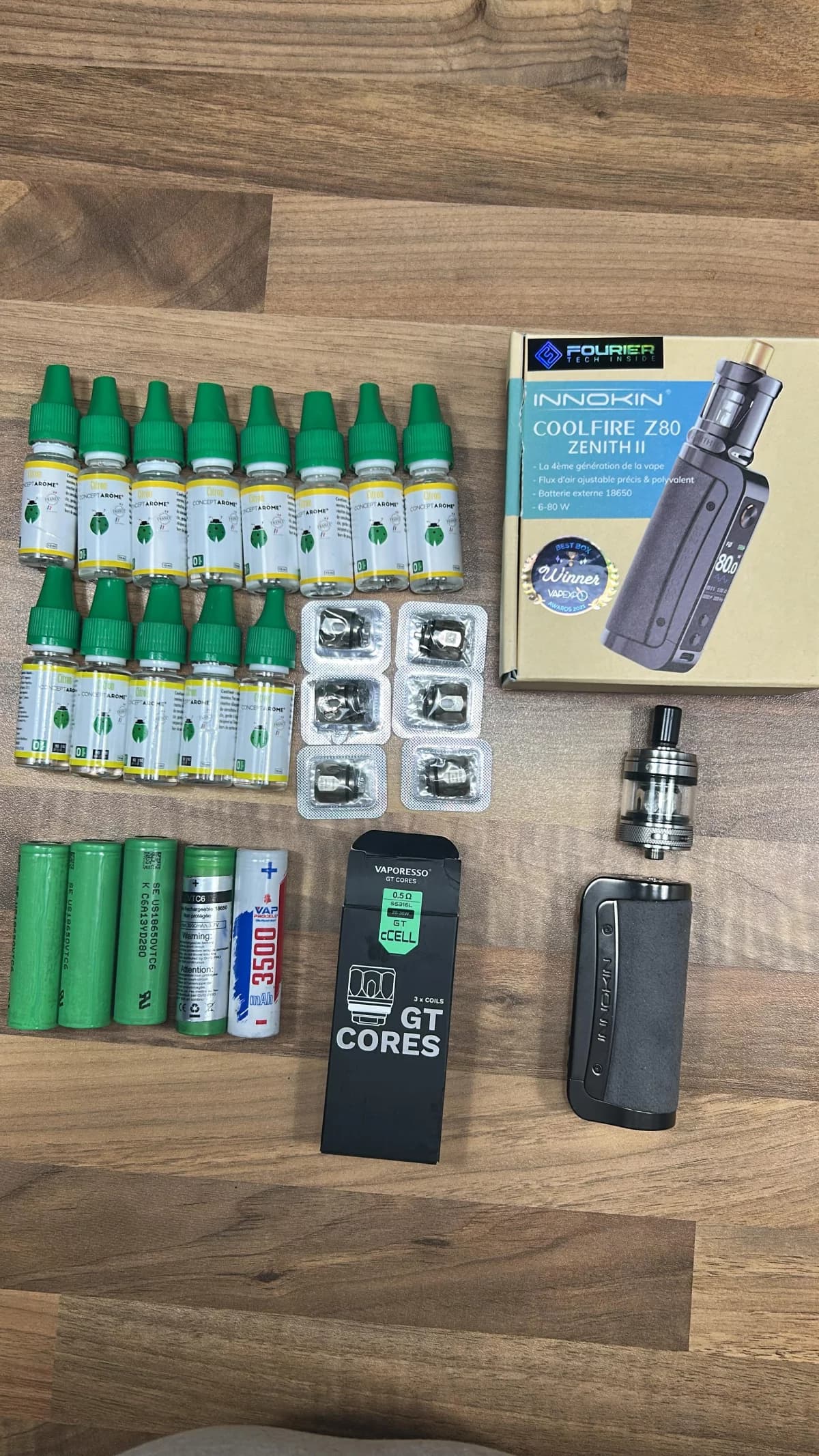 Cigarettes electronique et recharges