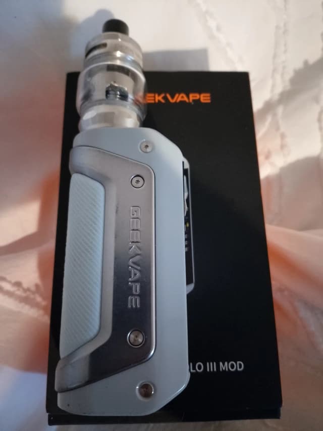 Photo secondaire 1 - geekvape Aegis solo 3 mod & z nano 2 silver/bleu occasion