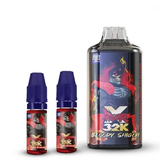 Comparer Puff Fighter X 32K - 20 mg - Bloody Shigeri - Cigarettes électroniques avec un prix minimum de 12.90€
