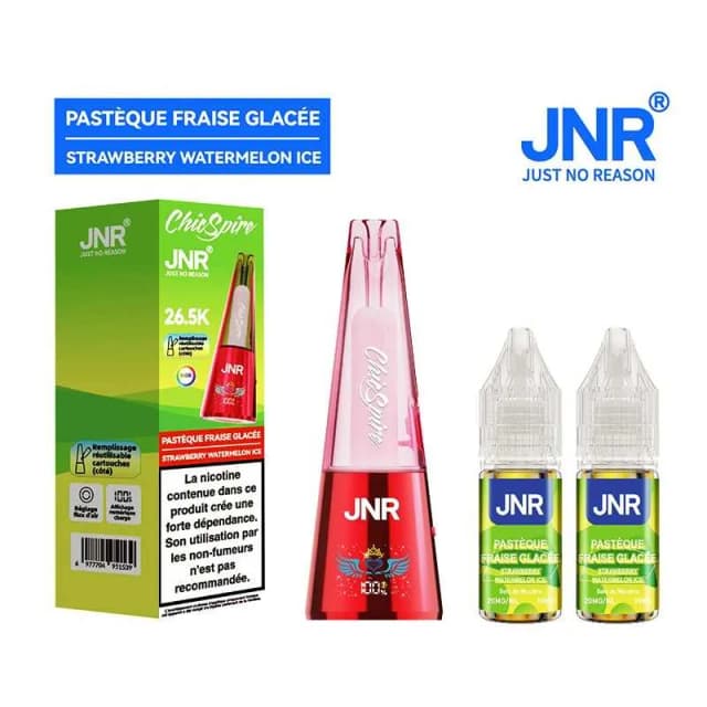 Comparer Puff Chicspire 26.5K JNR - 20 mg - Pastèque Fraise Glacée - Cigarettes électroniques avec un prix minimum de 15.90€