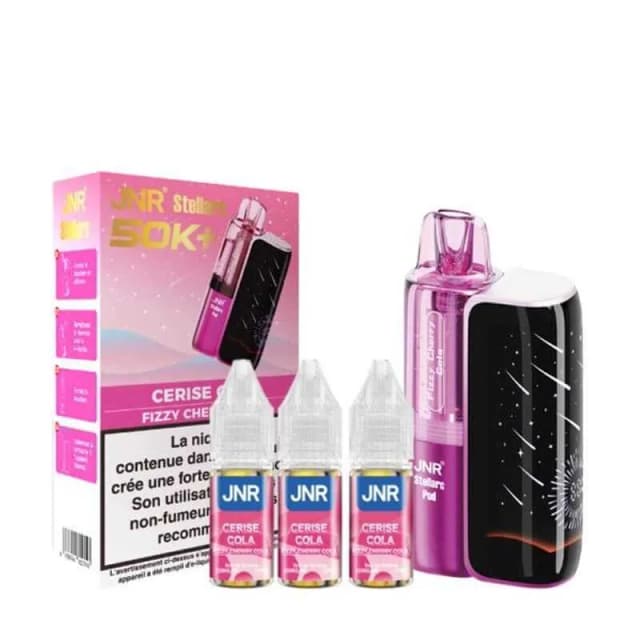Comparer Puff Stellarc 50000 - JNR - 20 mg - Fizzy Cherry Cola - Cigarettes électroniques avec un prix minimum de 19.90€