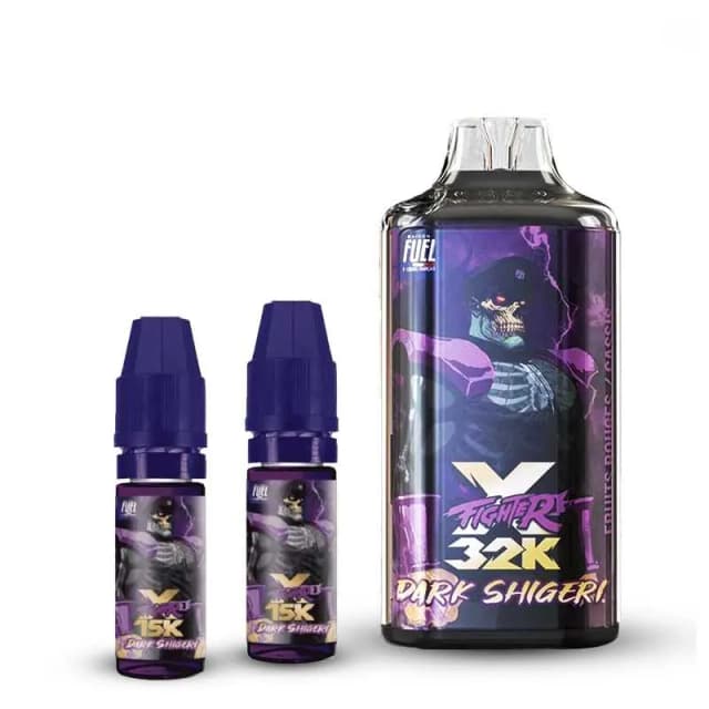 Comparer Puff Fighter X 32K - 20 mg - Dark Shigeri - Cigarettes électroniques avec un prix minimum de 12.90€