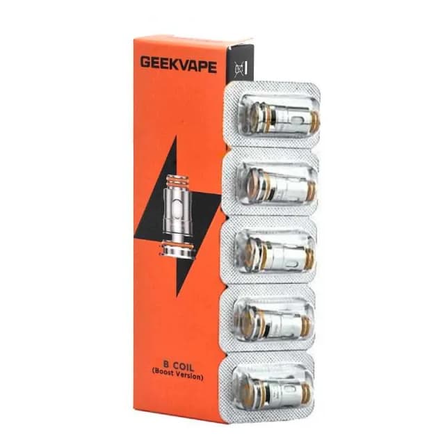 Comparer Résistance B Series - Geekvape (x5) - B Boost 0.15Ω | 60-75W | ≥ 50% VG - Cigarettes électroniques avec un prix minimum de 9.50€
