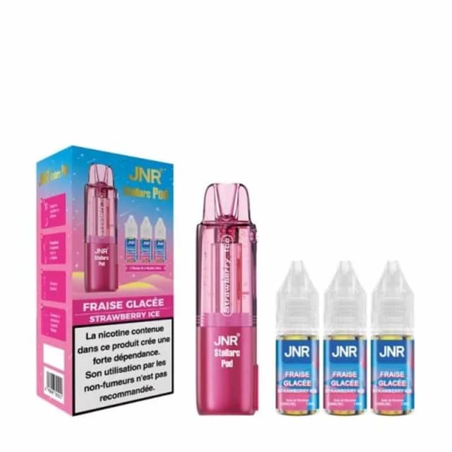 Comparer Cartouche Stellarc - JNR - 20 mg - Strawberry Ice - Cigarettes électroniques avec un prix minimum de 6.90€